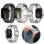 سوار ساعة من سبيكة التيتانيوم، لساعات Apple Watch مقاسات 46مم / 49مم / 45مم / 44مم، لساعات Apple Watch مقاسات 42مم / 41مم / 40مم / 38مم