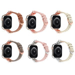 سوار ساعة من الجلد الطبيعي برأس نمر، لساعات Apple Watch مقاسات 46مم / 49مم / 45مم / 44مم، لساعات Apple Watch مقاسات 42مم / 41مم / 40مم / 38مم