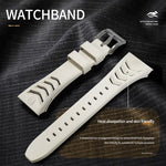 غطاء معدني درع RedPepper مدمج مع سوار سيليكون، لساعات Apple Watch مقاسات 44مم / 45مم