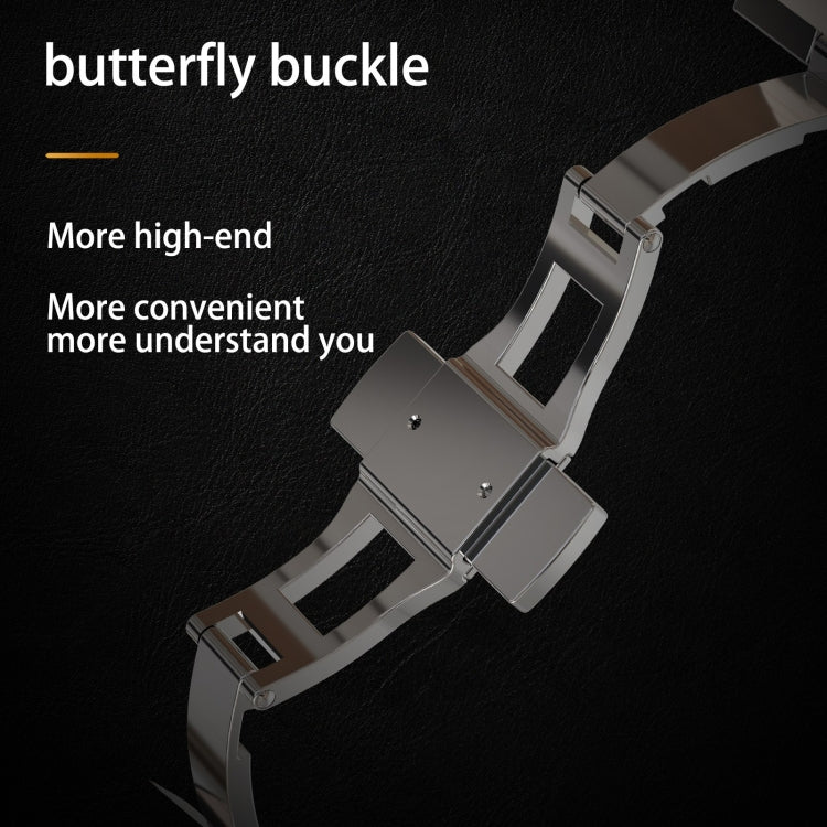 غطاء معدني من RedPepper Armor مع سوار ساعة سيليكون مدمج، لساعة Apple Watch Ultra 3 / 2 / 1 مقاس 49مم