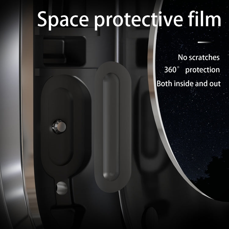 غطاء معدني من RedPepper Armor مع سوار ساعة سيليكون مدمج، لساعة Apple Watch Ultra 3 / 2 / 1 مقاس 49مم