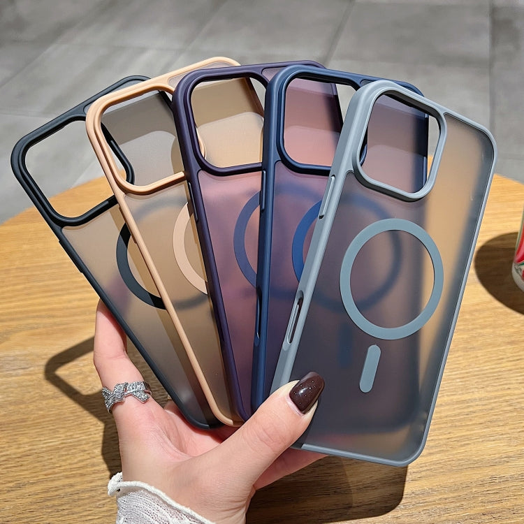 غطاء هاتف MagSafe بملمس جلدي مثلج، لأجهزة iPhone 13، iPhone 12، iPhone 12 Pro Max، iPhone 12 Pro، iPhone 11 Pro Max، iPhone 11، iPhone 11 Pro