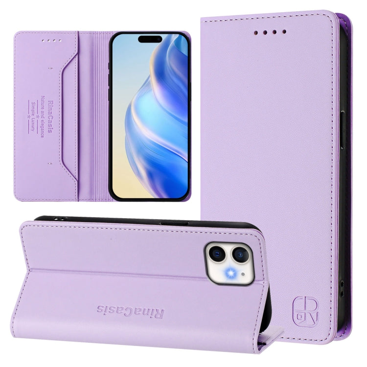 RC01 Dual-Folded Magnetic Suction RFID Leather Phone Case, For iPhone 11 Pro Max, For iPhone 11, For iPhone 11 Pro, For iPhone X / XS, For iPhone XR, For iPhone XS Max
