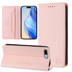 غطاء هاتف جلدي RFID مغناطيسي قابل للطي المزدوج RC01، لـ iPhone 7 Plus / 8 Plus
