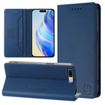 غطاء هاتف جلدي RFID مغناطيسي قابل للطي المزدوج RC01، لـ iPhone 7 Plus / 8 Plus