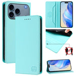غطاء هاتف من الجلد مع شفط مغناطيسي مزدوج الطي و RFID، لأجهزة iPhone 17e / 16e، iPhone 17 Pro Max، iPhone 17 Pro، iPhone 17، iPhone Air، iPhone 16 Pro Max