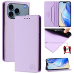 غطاء هاتف من الجلد مع شفط مغناطيسي مزدوج الطي و RFID، لأجهزة iPhone 17e / 16e، iPhone 17 Pro Max، iPhone 17 Pro، iPhone 17، iPhone Air، iPhone 16 Pro Max