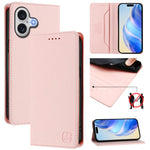 غطاء هاتف من الجلد مع شفط مغناطيسي مزدوج الطي و RFID، لأجهزة iPhone 17e / 16e، iPhone 17 Pro Max، iPhone 17 Pro، iPhone 17، iPhone Air، iPhone 16 Pro Max