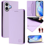 غطاء هاتف من الجلد مع شفط مغناطيسي مزدوج الطي و RFID، لأجهزة iPhone 17e / 16e، iPhone 17 Pro Max، iPhone 17 Pro، iPhone 17، iPhone Air، iPhone 16 Pro Max