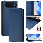 غطاء هاتف من الجلد مع شفط مغناطيسي مزدوج الطي و RFID، لأجهزة iPhone 17e / 16e، iPhone 17 Pro Max، iPhone 17 Pro، iPhone 17، iPhone Air، iPhone 16 Pro Max