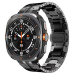 سوار ساعة من سبيكة التيتانيوم مع إبزيم على شكل فراشة، لساعات Samsung Galaxy Watch Ultra 47mm / Ultra 2025