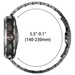 سوار ساعة من سبيكة التيتانيوم مع إبزيم على شكل فراشة، لساعات Samsung Galaxy Watch Ultra 47mm / Ultra 2025