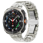 سوار ساعة من سبيكة التيتانيوم مع إبزيم على شكل فراشة، لساعات Samsung Galaxy Watch Ultra 47mm / Ultra 2025