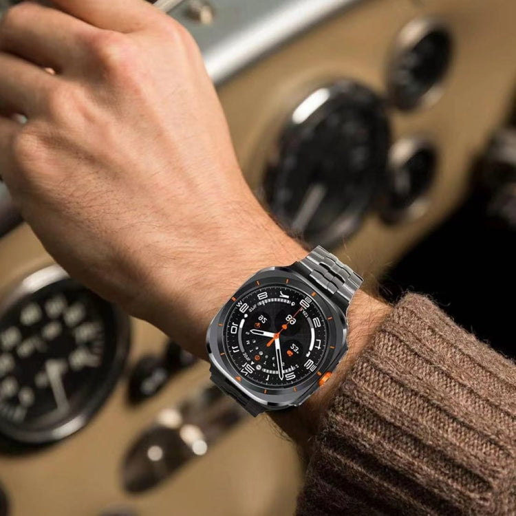 سوار ساعة من سبيكة التيتانيوم مع إبزيم على شكل فراشة، لساعات Samsung Galaxy Watch Ultra 47mm / Ultra 2025