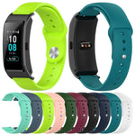 18mm SLR Buckle Fashion Silicone Strap, Size: Small Code, For Garmin Vivomove 3s / 4s