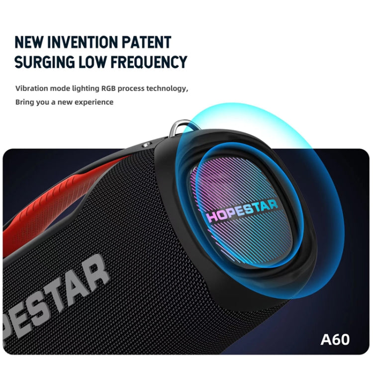 مكبر صوت بلوتوث محمول خارجي HOPESTAR A60 بقوة 100 واط مقاوم للماء بمعيار IPX6 مع ميكروفون