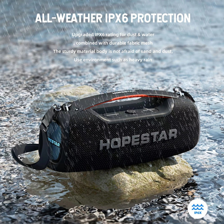 مكبر صوت بلوتوث محمول خارجي HOPESTAR A60 بقوة 100 واط مقاوم للماء بمعيار IPX6 مع ميكروفون