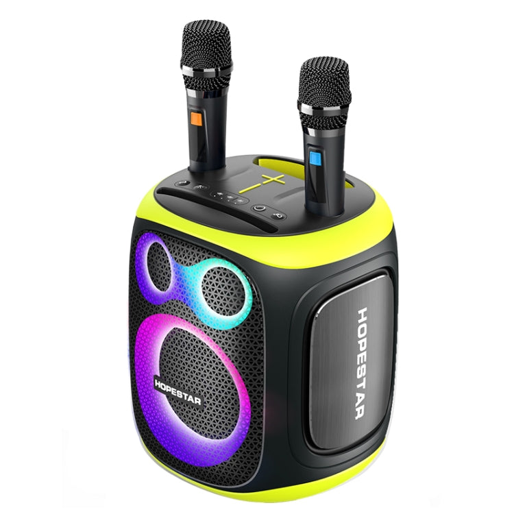مكبر صوت بلوتوث خارجي HOPESTAR PARTY130 مع ميكروفون مزدوج وعمر بطارية طويل