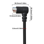 كابل تمديد Mini DIN 6 دبابيس، 0.5 متر، 1.8 متر، 3 متر