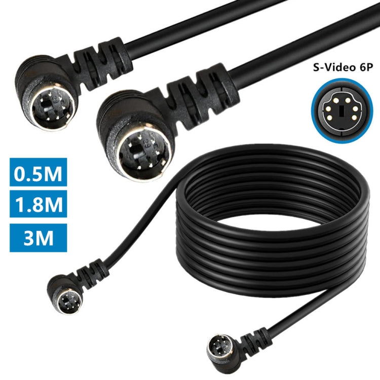 كابل تمديد Mini DIN 6 دبابيس، 0.5 متر، 1.8 متر، 3 متر