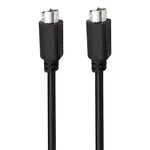 كابل تمديد Mini DIN 6 دبابيس، 0.5 متر، 1.8 متر، 3 متر