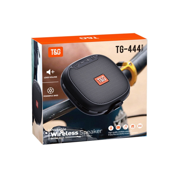 مكبر صوت بلوتوث لاسلكي محمول خارجي T&G TG-444 TWS مقاوم للماء بمعيار IPX6 للدراجات