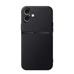 غطاء هاتف من جلد الليتشي مع حماية كاملة ومغناطيسية ومقاوم للصدمات، لأجهزة iPhone 17e / 16e، iPhone 17 Pro Max، iPhone 17 Pro، iPhone 17، iPhone Air، iPhone 16 Pro Max، iPhone 16 Pro، iPhone 16 Plus
