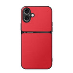 غطاء هاتف من جلد الليتشي مع حماية كاملة ومغناطيسية ومقاوم للصدمات، لأجهزة iPhone 17e / 16e، iPhone 17 Pro Max، iPhone 17 Pro، iPhone 17، iPhone Air، iPhone 16 Pro Max، iPhone 16 Pro، iPhone 16 Plus