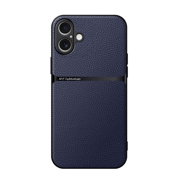 غطاء هاتف من جلد الليتشي مع حماية كاملة ومغناطيسية ومقاوم للصدمات، لأجهزة iPhone 17e / 16e، iPhone 17 Pro Max، iPhone 17 Pro، iPhone 17، iPhone Air، iPhone 16 Pro Max، iPhone 16 Pro، iPhone 16 Plus