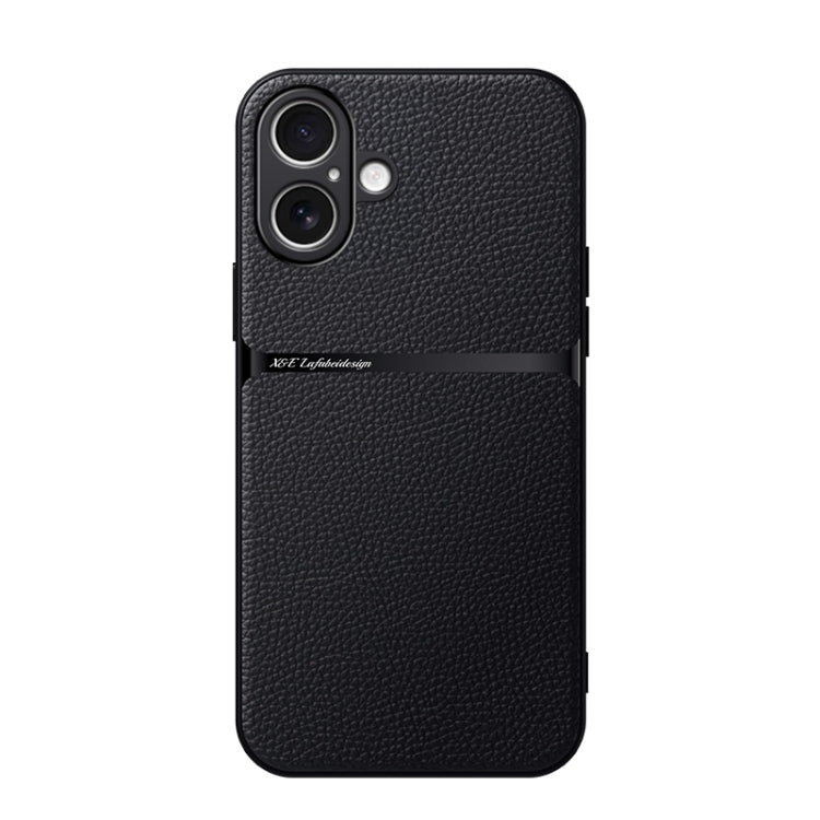 Litchi Leather Magnetic Full Coverage Shockproof Phone Case, For iPhone 16, For iPhone 15 Pro Max, For iPhone 15 Pro, For iPhone 15 Plus, For iPhone 15, For iPhone 14 Plus, For iPhone 14, For iPhone 14 Pro