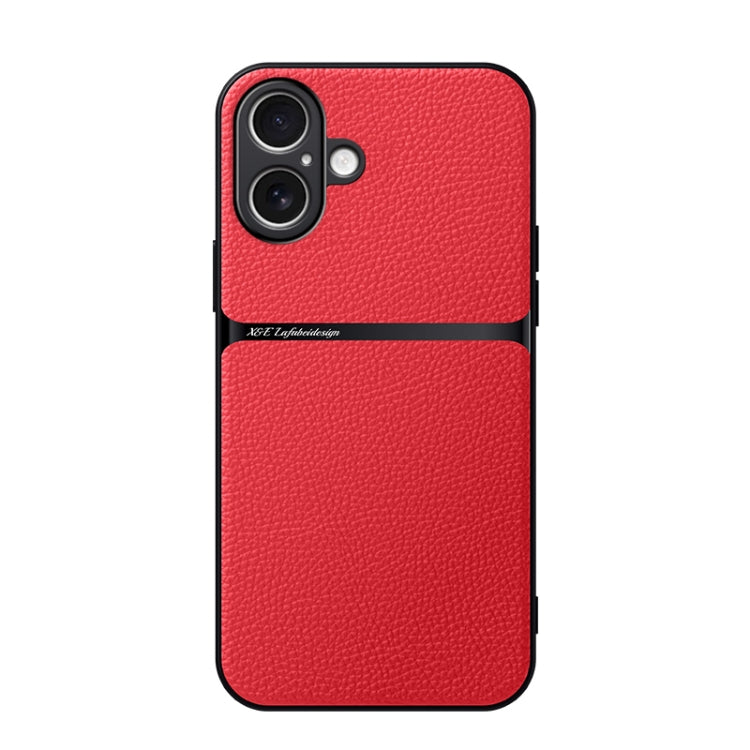 غطاء هاتف من جلد الليتشي المغناطيسي مع تغطية كاملة ومقاوم للصدمات، لهواتف iPhone 16، iPhone 15 Pro Max، iPhone 15 Pro، iPhone 15 Plus، iPhone 15، iPhone 14 Plus، iPhone 14، iPhone 14 Pro
