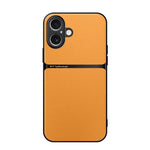 غطاء هاتف من جلد الليتشي المغناطيسي مع تغطية كاملة ومقاوم للصدمات، لهواتف iPhone 16، iPhone 15 Pro Max، iPhone 15 Pro، iPhone 15 Plus، iPhone 15، iPhone 14 Plus، iPhone 14، iPhone 14 Pro
