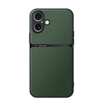غطاء هاتف من جلد الليتشي المغناطيسي مع تغطية كاملة ومقاوم للصدمات، لهواتف iPhone 16، iPhone 15 Pro Max، iPhone 15 Pro، iPhone 15 Plus، iPhone 15، iPhone 14 Plus، iPhone 14، iPhone 14 Pro