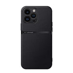غطاء هاتف من جلد الليتشي المغناطيسي مع تغطية كاملة ومقاوم للصدمات، لهواتف iPhone 16، iPhone 15 Pro Max، iPhone 15 Pro، iPhone 15 Plus، iPhone 15، iPhone 14 Plus، iPhone 14، iPhone 14 Pro
