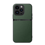 غطاء هاتف من جلد الليتشي المغناطيسي مع تغطية كاملة ومقاوم للصدمات، لهواتف iPhone 16، iPhone 15 Pro Max، iPhone 15 Pro، iPhone 15 Plus، iPhone 15، iPhone 14 Plus، iPhone 14، iPhone 14 Pro