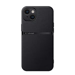 غطاء هاتف من جلد الليتشي المغناطيسي مع تغطية كاملة ومقاوم للصدمات، لهواتف iPhone 16، iPhone 15 Pro Max، iPhone 15 Pro، iPhone 15 Plus، iPhone 15، iPhone 14 Plus، iPhone 14، iPhone 14 Pro