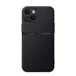 غطاء هاتف من جلد الليتشي المغناطيسي مع تغطية كاملة ومقاوم للصدمات، لهواتف iPhone 16، iPhone 15 Pro Max، iPhone 15 Pro، iPhone 15 Plus، iPhone 15، iPhone 14 Plus، iPhone 14، iPhone 14 Pro