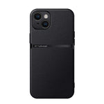 غطاء هاتف من جلد الليتشي المغناطيسي مع تغطية كاملة ومقاوم للصدمات، لهواتف iPhone 16، iPhone 15 Pro Max، iPhone 15 Pro، iPhone 15 Plus، iPhone 15، iPhone 14 Plus، iPhone 14، iPhone 14 Pro