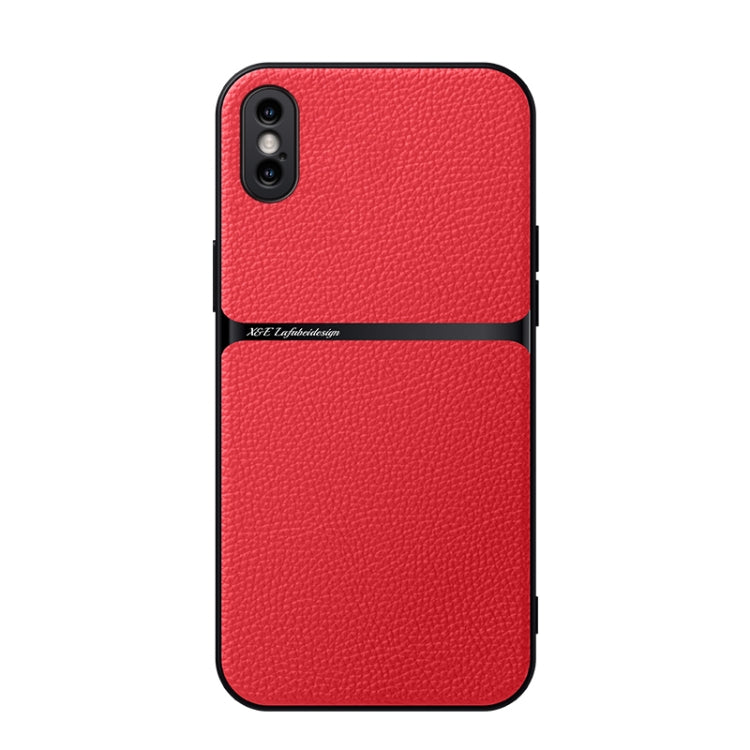 Litchi Leather Magnetic Full Coverage Shockproof Phone Case, For iPhone 11, For iPhone 11 Pro, For iPhone X / XS, For iPhone XR, For iPhone XS Max