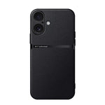 غطاء هاتف من جلد الليتشي مع حماية كاملة ومغناطيسية ومقاوم للصدمات، لأجهزة iPhone 17e / 16e، iPhone 17 Pro Max، iPhone 17 Pro، iPhone 17، iPhone Air، iPhone 16 Pro Max، iPhone 16 Pro، iPhone 16 Plus
