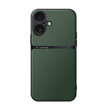 غطاء هاتف من جلد الليتشي مع حماية كاملة ومغناطيسية ومقاوم للصدمات، لأجهزة iPhone 17e / 16e، iPhone 17 Pro Max، iPhone 17 Pro، iPhone 17، iPhone Air، iPhone 16 Pro Max، iPhone 16 Pro، iPhone 16 Plus