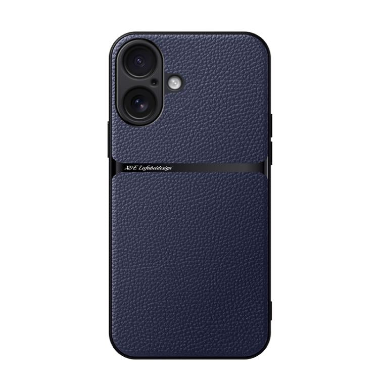 غطاء هاتف من جلد الليتشي مع حماية كاملة ومغناطيسية ومقاوم للصدمات، لأجهزة iPhone 17e / 16e، iPhone 17 Pro Max، iPhone 17 Pro، iPhone 17، iPhone Air، iPhone 16 Pro Max، iPhone 16 Pro، iPhone 16 Plus