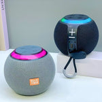 مكبر صوت بلوتوث لاسلكي محمول صغير T&G TG683 مع ضوء أجواء LED خارجي، TG683