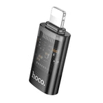 محول شفاف hoco UA36A من 8 دبابيس ذكر إلى USB-C / Type-C أنثى OTG، 8 دبابيس ذكر إلى USB-C / Type-C أنثى