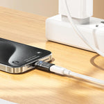 محول شفاف hoco UA36D من USB-C / Type-C ذكر إلى 8 دبابيس أنثى OTG، USB-C / Type-C ذكر إلى 8 دبابيس أنثى