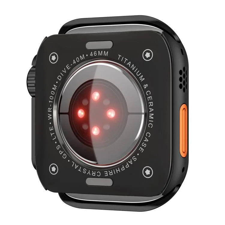 غطاء ساعة من سبيكة الزنك مقاس Ultra 49مم، لسلسلة Apple Watch 6 / 5 / 4 / SE مقاس 44مم، لسلسلة Apple Watch 10 / 11 مقاس 46مم، لسلسلة Apple Watch 9 / 8 / 7 مقاس 45مم