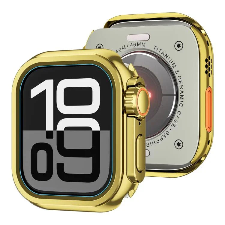 غطاء ساعة من سبيكة الزنك مقاس Ultra 49مم، لسلسلة Apple Watch 6 / 5 / 4 / SE مقاس 44مم، لسلسلة Apple Watch 10 / 11 مقاس 46مم، لسلسلة Apple Watch 9 / 8 / 7 مقاس 45مم