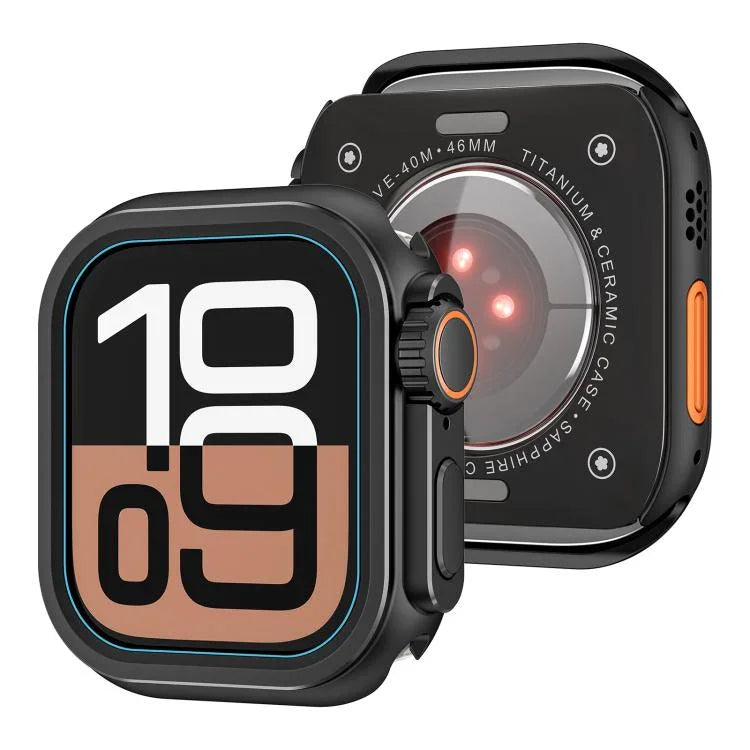 غطاء ساعة من سبيكة الزنك مقاس Ultra 49مم، لسلسلة Apple Watch 6 / 5 / 4 / SE مقاس 44مم، لسلسلة Apple Watch 10 / 11 مقاس 46مم، لسلسلة Apple Watch 9 / 8 / 7 مقاس 45مم