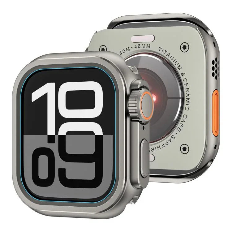 غطاء ساعة من سبيكة الزنك مقاس Ultra 49مم، لسلسلة Apple Watch 6 / 5 / 4 / SE مقاس 44مم، لسلسلة Apple Watch 10 / 11 مقاس 46مم، لسلسلة Apple Watch 9 / 8 / 7 مقاس 45مم