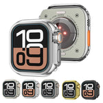 غطاء ساعة من سبيكة الزنك مقاس Ultra 49مم، لسلسلة Apple Watch 6 / 5 / 4 / SE مقاس 44مم، لسلسلة Apple Watch 10 / 11 مقاس 46مم، لسلسلة Apple Watch 9 / 8 / 7 مقاس 45مم